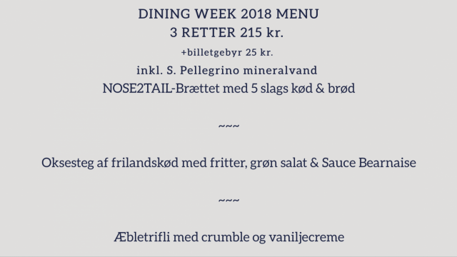 Dining Week 2018 - Nose2tail_menu