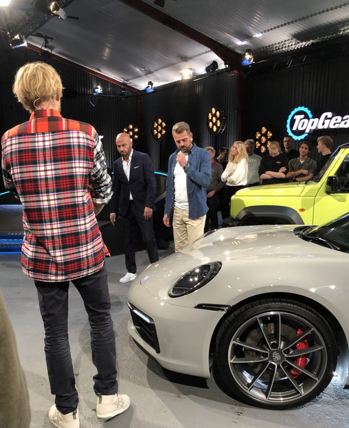 Felix Smith, Dar Salim og Jesper Carlsen igang med optagelserne til det danske Top Gear