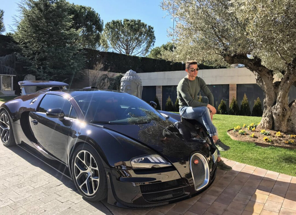 Cristiano Ronaldos Bugatti Veyron